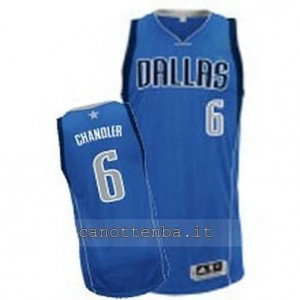 Canotta tyson chandler #6 dallas mavericks revolution 30 blu