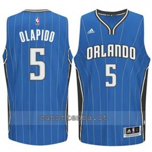 Canotta victor oladipo #5 orlando magic 2014-2015 blu