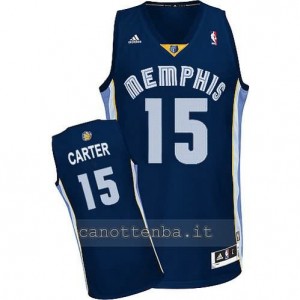 Canotta vince carter #15 memphis grizzlies revolution 30 blu