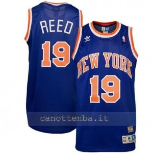 Canotta willis reed #19 new york knicks classico blu