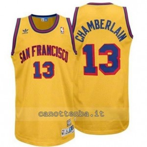 Canotta wilt chamberlain #13 san francisco classico giallo