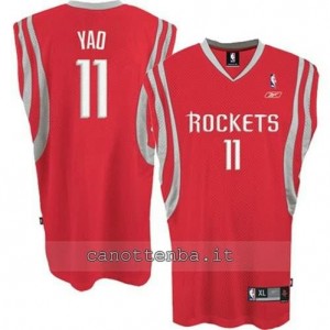 Canotta yao ming #11 houston rockets swingman rosso