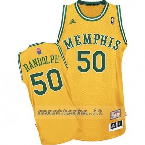 Canotta zach randolph #50 memphis grizzlies classico giallo