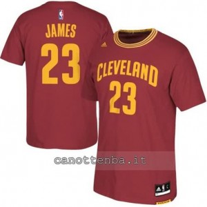 Canotta LeBron james #23 cleveland cavaliers rosso