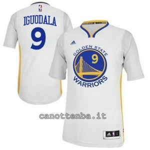 Canotta andre iguodala #9 golden state warriors 2014-2015 bianca