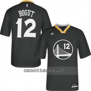 Canotta andrew bogut #12 golden state warriors 2014-2015 nero