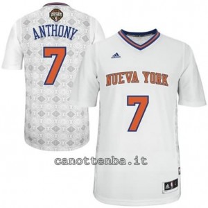 Canotta carmelo anthony #7 new york knicks 2014 bianca