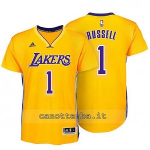 Canotta d'angelo russell #1 los angeles lakers giallo
