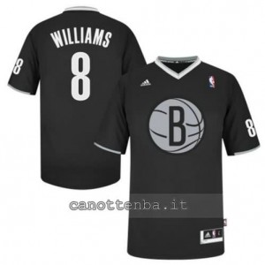 Canotta deron williams #8 brooklyn nets nero