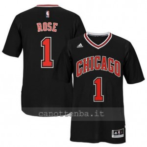 Canotta derrick rose #1 chicago bulls nero