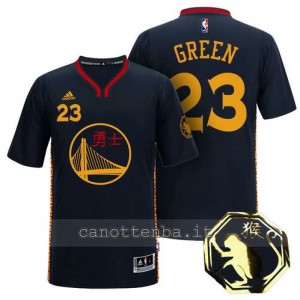 Canotta draymond green #23 golden state warriors cinese 2016 nero