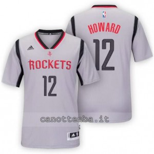 Canotta dwight howard #12 houston rockets 2015-2016 grigio