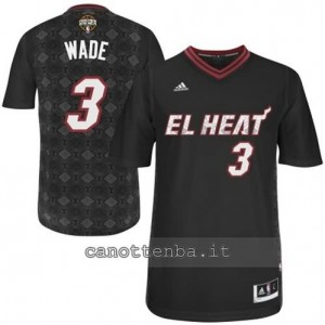 Canotta dwyane wade #3 miami heat nero
