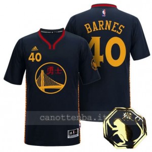 Canotta harrison barnes #40 golden state warriors cinese 2016 nero