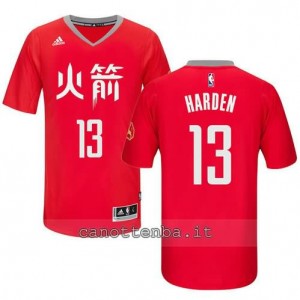 Canotta james harden #13 houston rockets cinese rosso