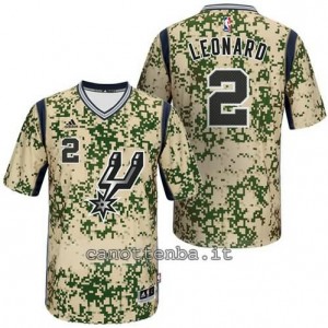 Canotta kawhi leonard #2 san antonio spurs camo