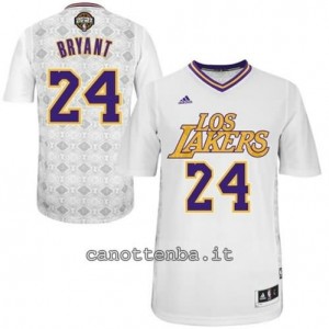 Canotta kobe bryant #24 los angeles lakers natale 2014 bianca