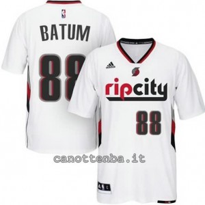 Canotta nicolas batum #88 portland trail blazers 2014-2015 bianca