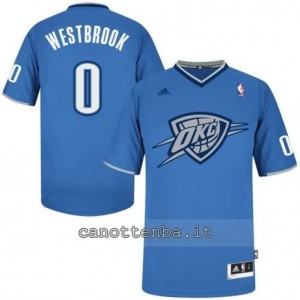 Canotta russell westbrook #0 oklahoma city thunder blu