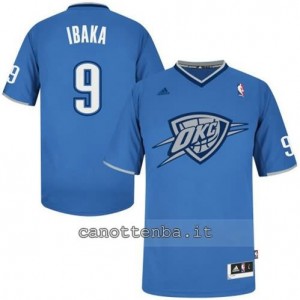 Canotta serge ibaka #9 oklahoma city thunder blu