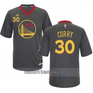 Canotta stephen curry #30 golden state warriors cinese nero