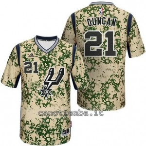 Canotta tim duncan #21 san antonio spurs camo