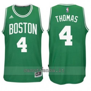 Canotta isiah thomas #4 boston celtics verde