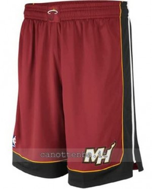 pantaloncini nba miami heat rosso