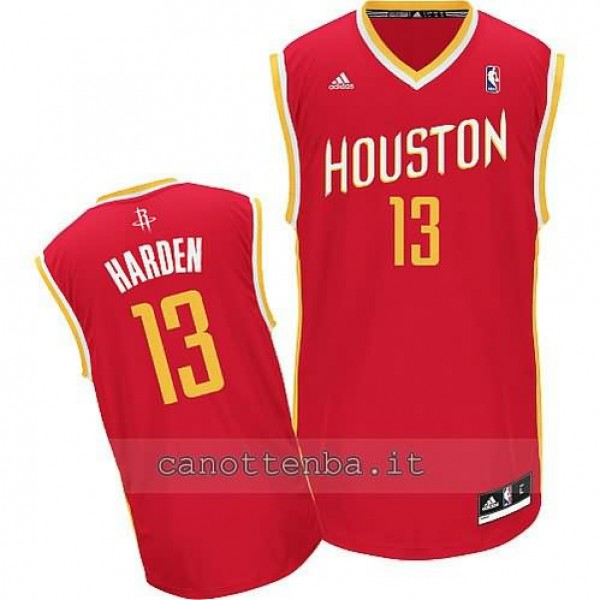 Acquista online Canotta james harden 13 houston rockets revolution 30 rosso a prezzi vantaggiosi