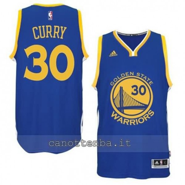 Canotta stephen curry 30 golden state warriors 2014 2015 blu